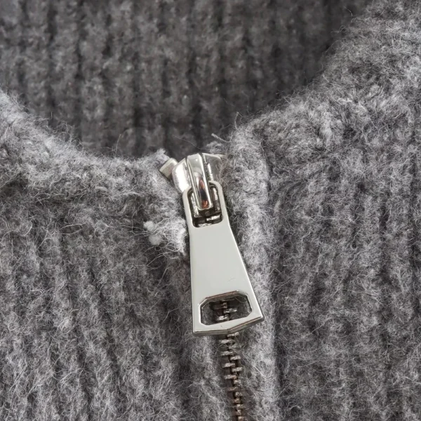 Sweaters Women Knitted Cardigan Autumn Winter Zipper - Image 6