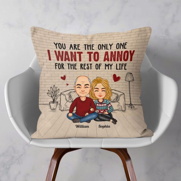 Annoying Each Other For Many Years – Personalized Pillow –  Anniversary Gift For Couples, Husband Wife - Image 12