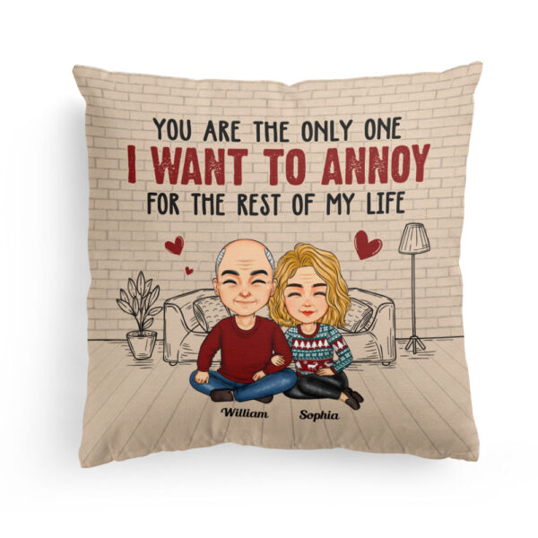 Annoying Each Other For Many Years – Personalized Pillow –  Anniversary Gift For Couples, Husband Wife - Image 10