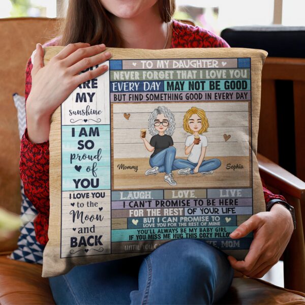 Baby – I’m So Proud Of You – Personalized Pillow – Christmas, New Year, Loving Gift Gift For Your Daughters, Your Sons, Your Baby Girl, Your Baby Boy - Image 3